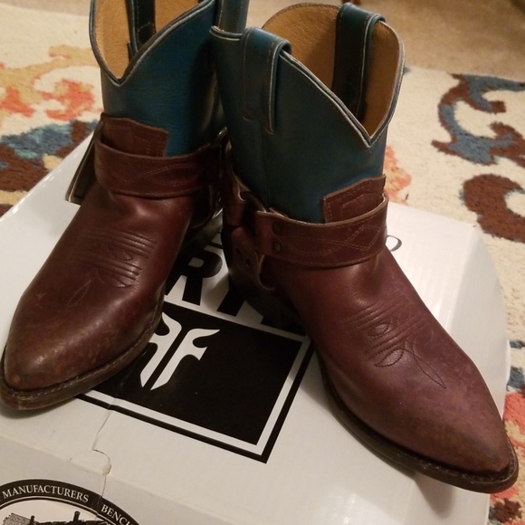 Frye Short Harness Boots - Picture 8 of 8